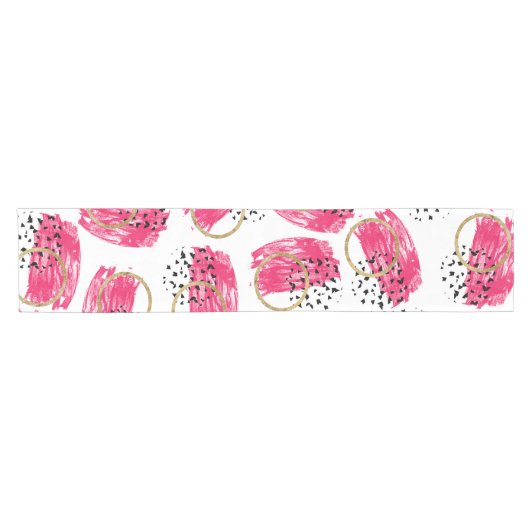 Abstrakte schwarze Rosa-und Kurzer Tischläufer (Horizontal)