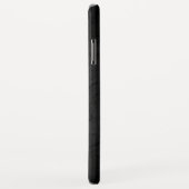 Abstrakte schwarze Textur Personalisierter Name Case-Mate iPhone Hülle (Hinten/Rechts)