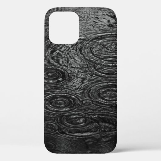 ABSTRAKTE SCHWARZE UND WEISSE BILDUNG Case-Mate iPhone HÜLLE (Rückseite)