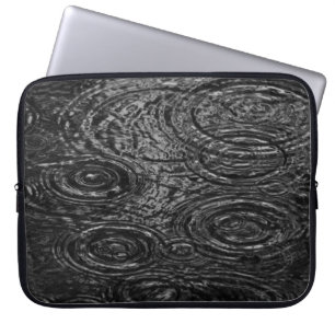 ABSTRAKTE SCHWARZE UND WEISSE BILDUNG LAPTOPSCHUTZHÜLLE