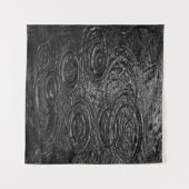 ABSTRAKTE SCHWARZE UND WEISSE BILDUNG WANDTEPPICH (Vorderseite (Horizontal))
