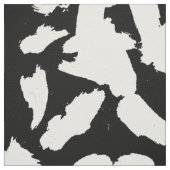 Abstrakte Schwarzweiss-Bürste streicht Muster Stoff (Muster)