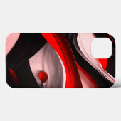 Abstrakte Schwarzweiß-Design Premium-Elektronik - Case-Mate iPhone Hülle (Rückseite (Horizontal))