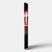 Abstrakte Schwarzweiß-Design Premium-Elektronik - Case-Mate iPhone Hülle (Rückseite / Links)