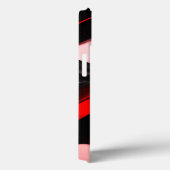 Abstrakte Schwarzweiß-Design Premium-Elektronik - Case-Mate iPhone Hülle (Rückseite / Rechts)