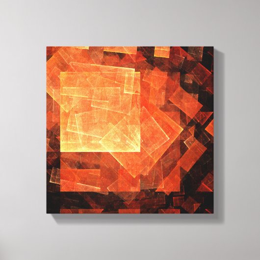 Abstrakte Schwarzweißkunst Leinwanddruck (Vorderseite)