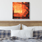 Abstrakte Schwarzweißkunst Leinwanddruck (Insitu (Schlafzimmer))