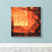Abstrakte Schwarzweißkunst Leinwanddruck (Insitu (Holzboden))
