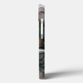 Abstrakte Scifi-Landschaft und Orb Case-Mate iPhone Hülle (Rückseite / Links)