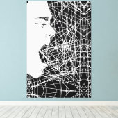 Abstrakte Screeningkunst Leinwanddruck (Insitu (Holzboden))