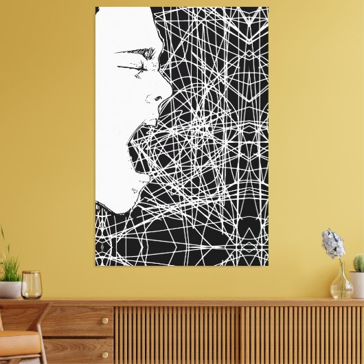 Abstrakte Screeningkunst Leinwanddruck (Insitu (Wohnzimmer))