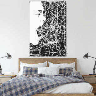 Abstrakte Screeningkunst Leinwanddruck