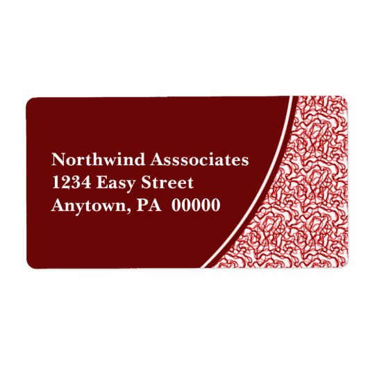 Abstrakte Scribbles - Versandmarke (Vorne)