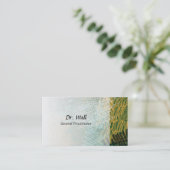 Abstrakte Scripts Visitenkarten Visitenkarte (Stehend Vorderseite)