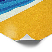 Abstrakte Seascape Art Poster (Ecke)