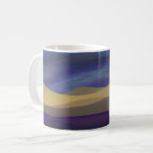 Abstrakte Seascape Fractured Dunes 15 Kaffeetasse (Vorderseite Links)