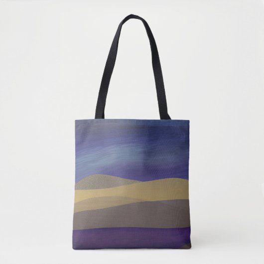 Abstrakte Seascape Fractured Dunes 15 Tasche (Vorderseite)