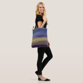 Abstrakte Seascape Fractured Dunes 15 Tasche (Am Model)