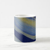 Abstrakte Seascape Fractured Waves 02 Kaffeetasse (Mittel)