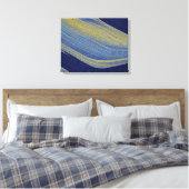 Abstrakte Seascape Fractured Waves 02 Leinwanddruck (Insitu (Schlafzimmer))