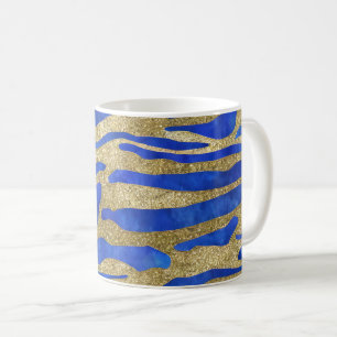 Abstrakte Seascape Fractured Waves 04 Kaffeetasse