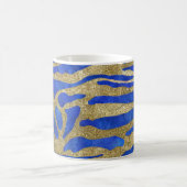 Abstrakte Seascape Fractured Waves 04 Kaffeetasse (Mittel)
