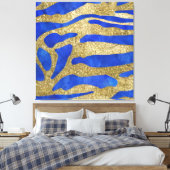 Abstrakte Seascape Fractured Waves 04 Leinwanddruck (Insitu (Schlafzimmer))