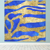 Abstrakte Seascape Fractured Waves 04 Leinwanddruck (Insitu (Holzboden))