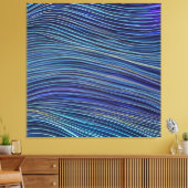 Abstrakte Seascape Fractured Waves 05 Leinwanddruck (Insitu (Wohnzimmer))