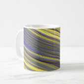 Abstrakte Seascape Fractured Waves 06 Kaffeetasse (Vorderseite Links)