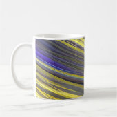 Abstrakte Seascape Fractured Waves 06 Kaffeetasse (Links)