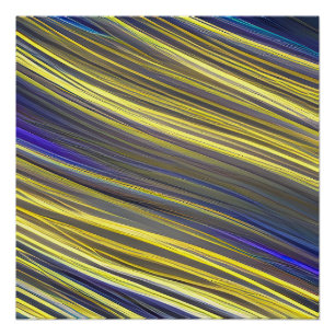 Abstrakte Seascape Fractured Waves 06 Poster