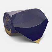 Abstrakte Seascape Fractured Waves 07 Krawatte (Gerollt)