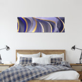 Abstrakte Seascape Fractured Waves 07 Leinwanddruck (Insitu (Schlafzimmer))