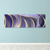 Abstrakte Seascape Fractured Waves 07 Leinwanddruck (Insitu (Holzboden))