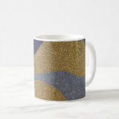 Abstrakte Seascape Fractured Waves 10 Kaffeetasse (VorderseiteRechts)
