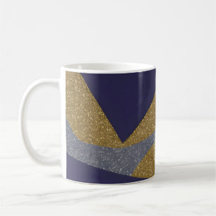Abstrakte Seascape Fractured Waves 10 Kaffeetasse