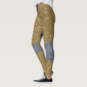 Abstrakte Seascape Fractured Waves 10 Leggings (Links)