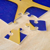 Abstrakte Seascape Fractured Waves 11 Puzzle (Seite)