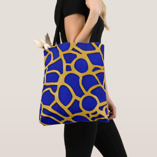 Abstrakte Seascape Fractured Waves 11 Tasche