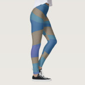 Abstrakte Seascape Fractured Waves 12 Leggings (Rechts)