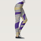 Abstrakte Seascape Fractured Waves 13 Leggings (Rechts)