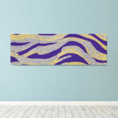Abstrakte Seascape Fractured Waves 13 Leinwanddruck (Insitu (Holzboden))