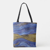 Abstrakte Seascape Fractured Waves 14 Tasche (Rückseite)