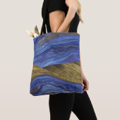 Abstrakte Seascape Fractured Waves 14 Tasche (Von Nahem)