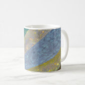 Abstrakte Seascape Fractured Waves 16 Kaffeetasse (VorderseiteRechts)