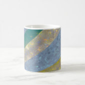 Abstrakte Seascape Fractured Waves 16 Kaffeetasse (Mittel)