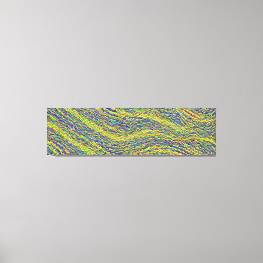 Abstrakte Seascape Fractured Waves 16 Leinwanddruck (Vorderseite)