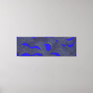 Abstrakte Seascape Fractured Waves 18 Leinwanddruck