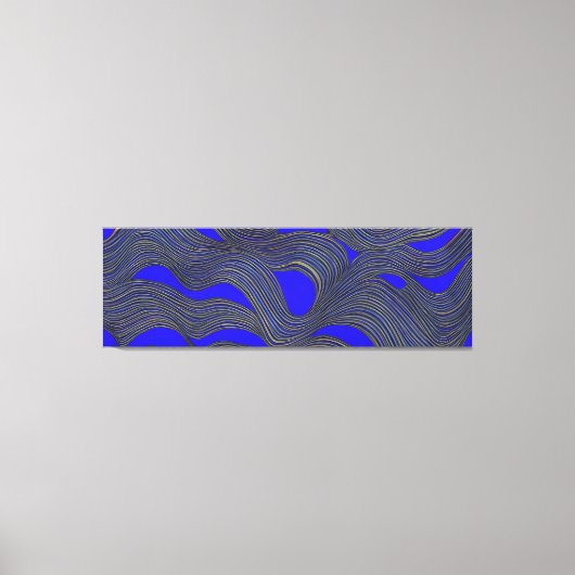 Abstrakte Seascape Fractured Waves 18 Leinwanddruck (Vorderseite)